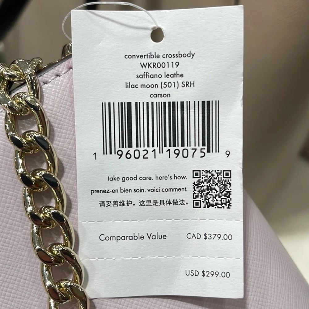 Kate Spade Carson Convertible Crossbody 
Lilac Moon - Picture 9 of 16